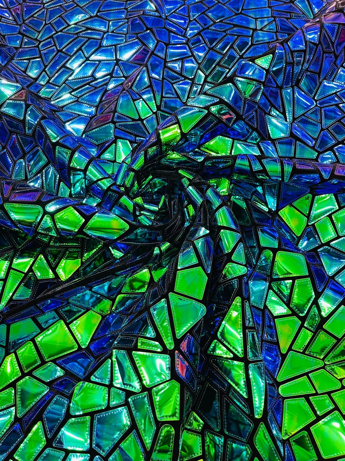 Broken Glass Sequin Velvet 58" Wide| New Creations Fabric & Foam Inc.