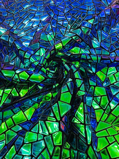 Broken Glass Sequin Velvet 58" Wide| New Creations Fabric & Foam Inc.