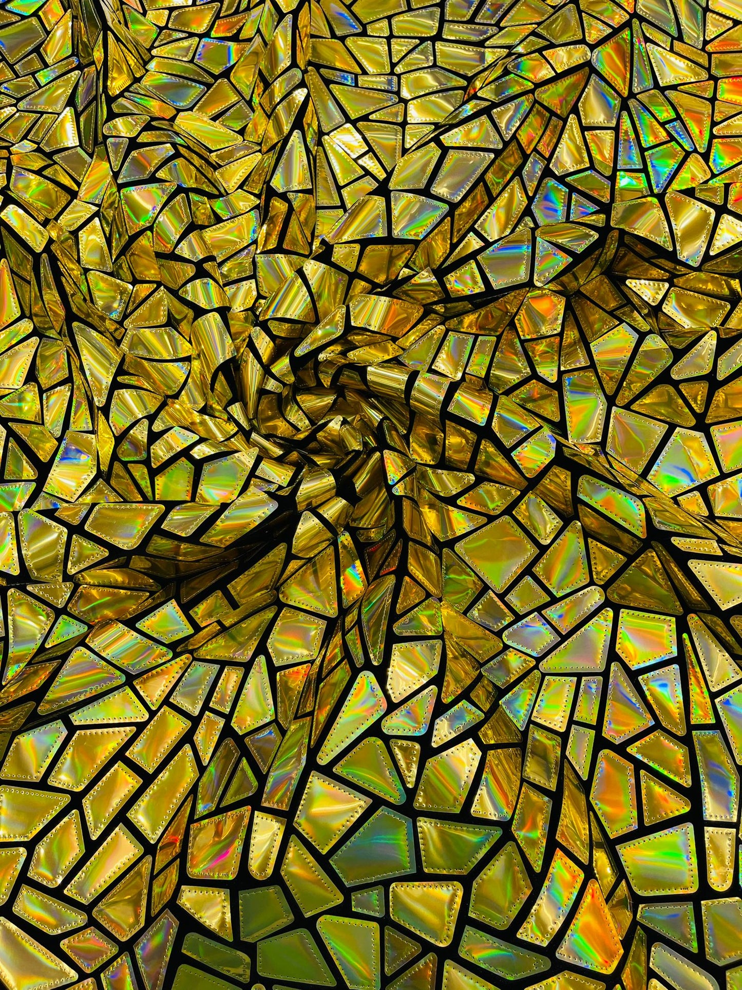 Broken Glass Sequin Velvet 58" Wide| New Creations Fabric & Foam Inc.