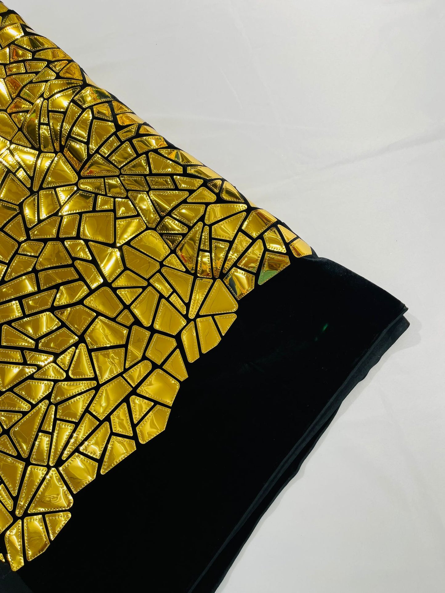 Broken Glass Sequin Velvet 58" Wide| New Creations Fabric & Foam Inc.