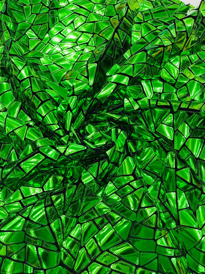 Broken Glass Sequin Velvet 58" Wide| New Creations Fabric & Foam Inc.