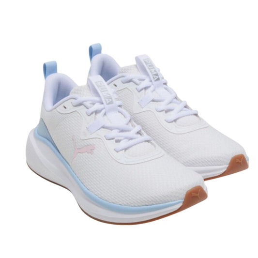 Puma Skyrocket women's white blue sneakers size 8 side view