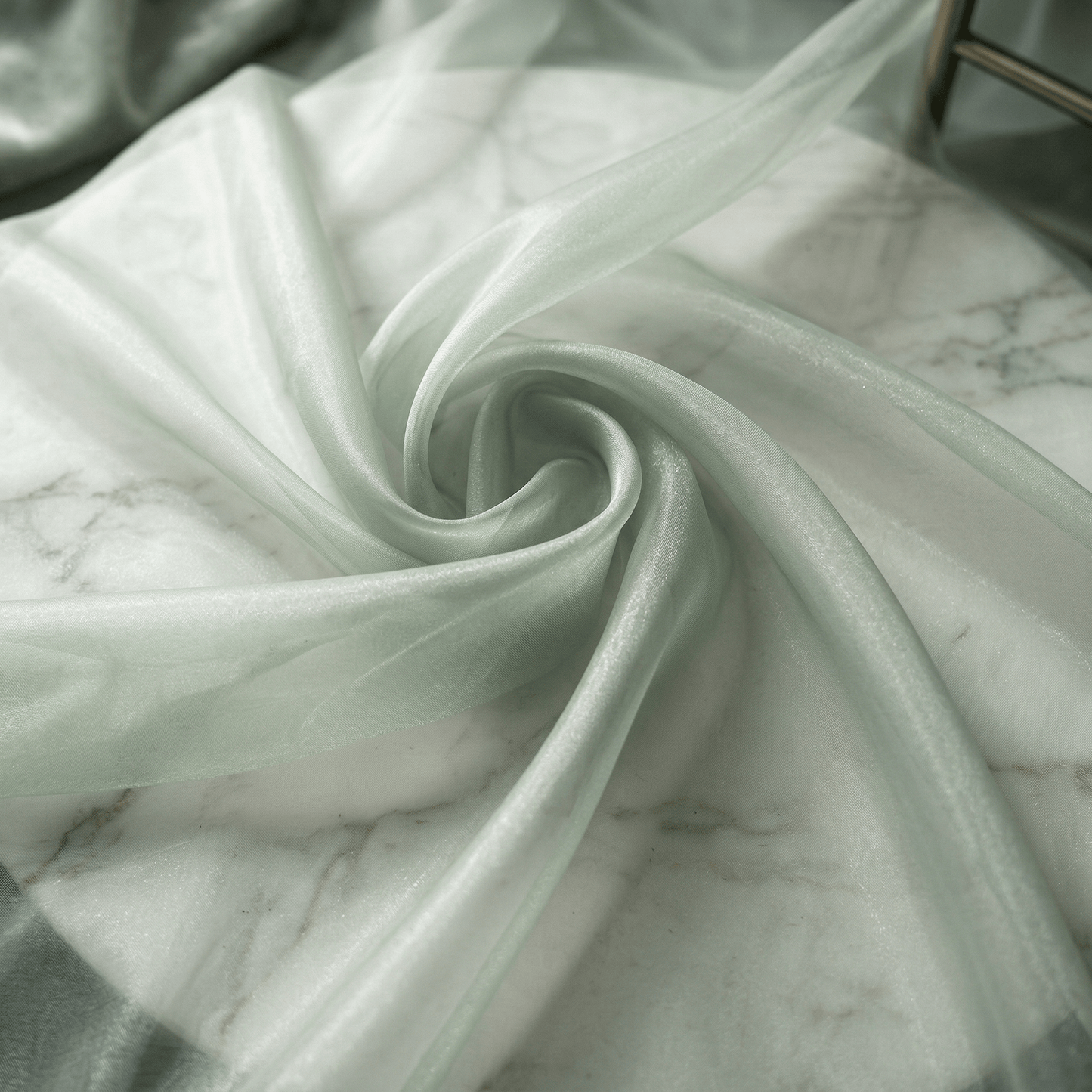 Crystal Organza Fabric by the Yard 60” Wide – Sheer Shiny Organza for Wedding Decor, Draping, Dresses, Curtains & Event Styling