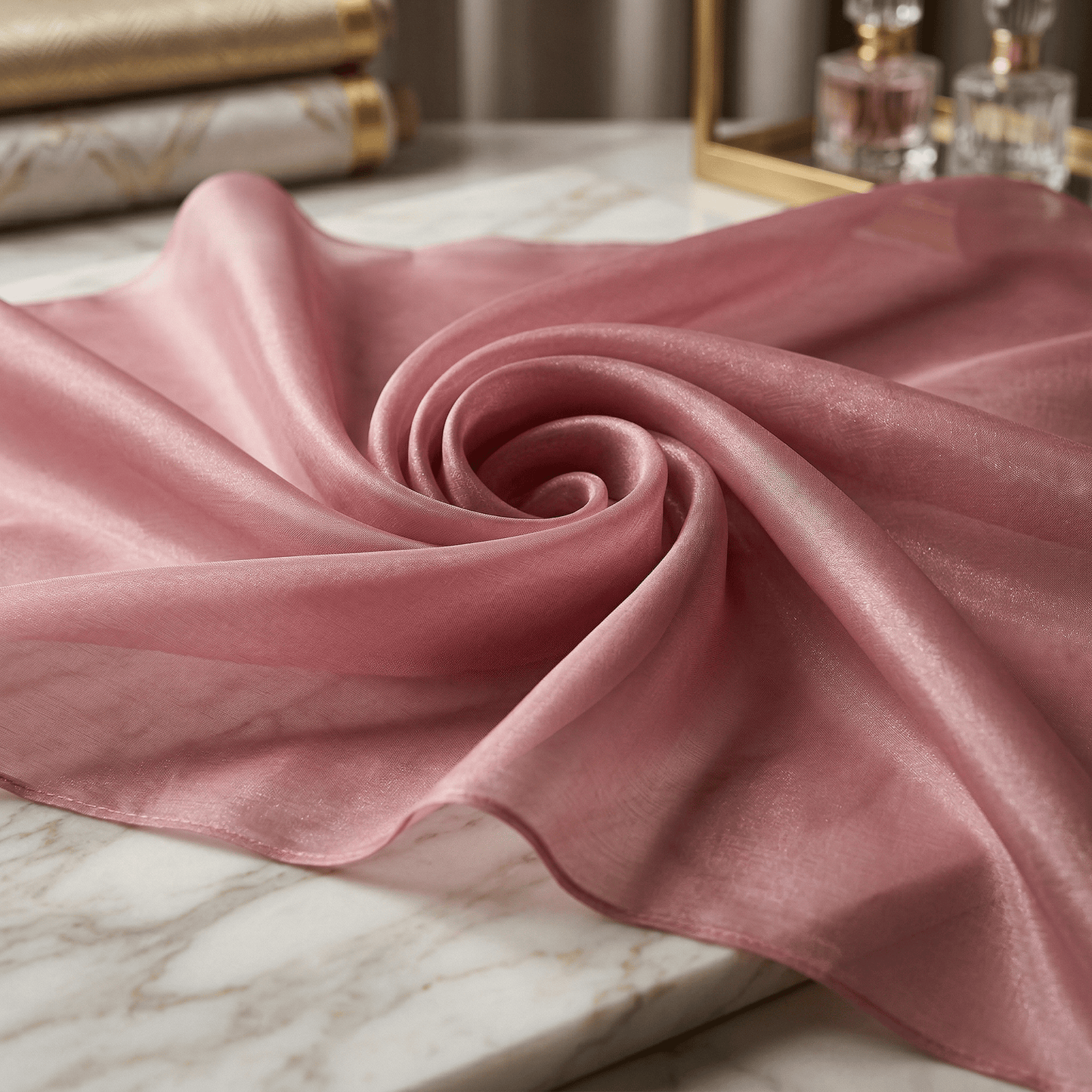 Crystal Organza Fabric by the Yard 60” Wide – Sheer Shiny Organza for Wedding Decor, Draping, Dresses, Curtains & Event Styling