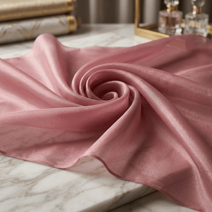 Crystal Organza Fabric by the Yard 60” Wide – Sheer Shiny Organza for Wedding Decor, Draping, Dresses, Curtains & Event Styling