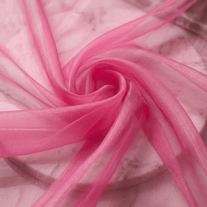 Crystal Organza Fabric by the Yard 60” Wide – Sheer Shiny Organza for Wedding Decor, Draping, Dresses, Curtains & Event Styling