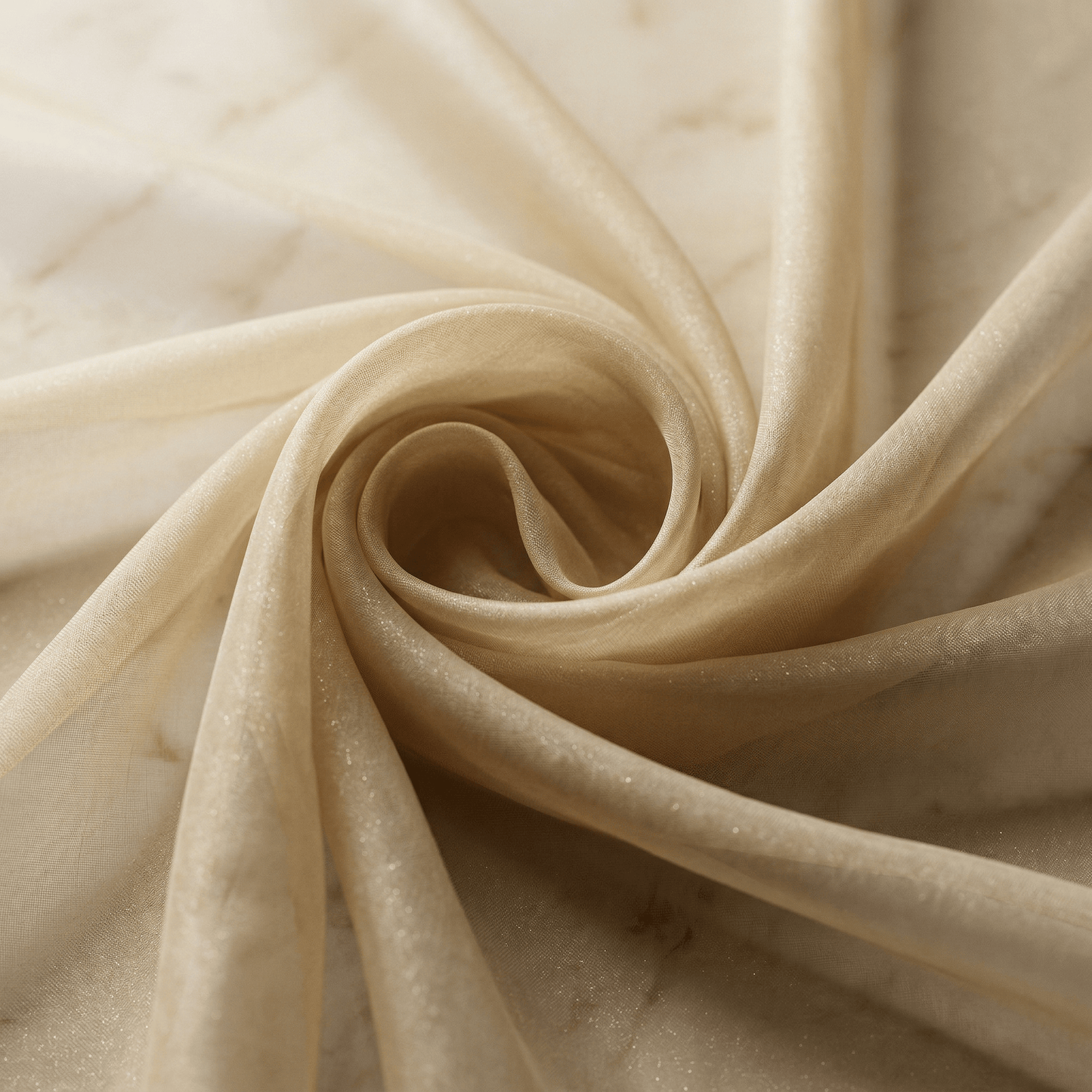 Crystal Organza Fabric by the Yard 60” Wide – Sheer Shiny Organza for Wedding Decor, Draping, Dresses, Curtains & Event Styling