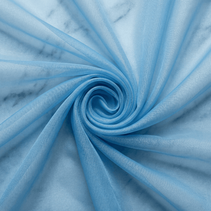Crystal Organza Fabric by the Yard 60” Wide – Sheer Shiny Organza for Wedding Decor, Draping, Dresses, Curtains & Event Styling