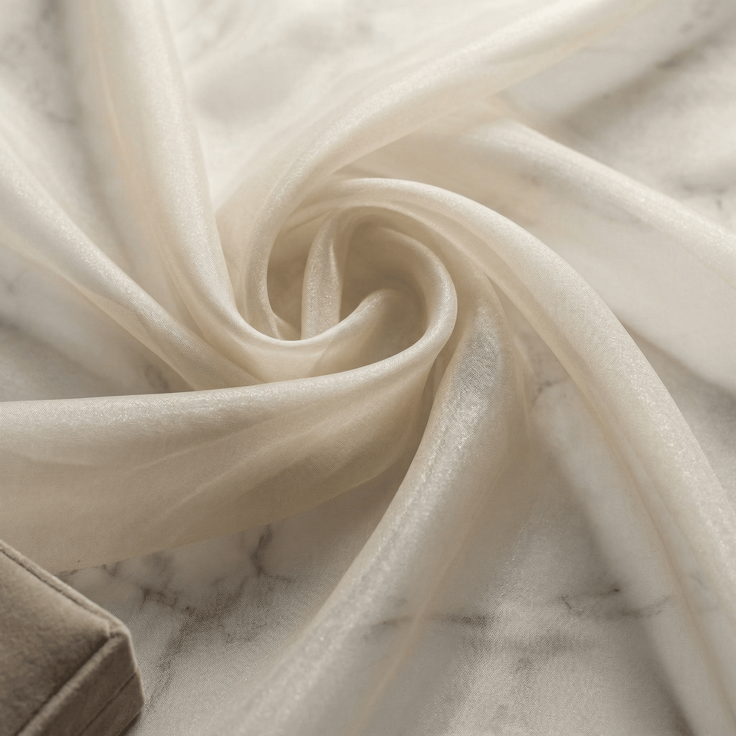 Crystal Organza Fabric by the Yard 60” Wide – Sheer Shiny Organza for Wedding Decor, Draping, Dresses, Curtains & Event Styling