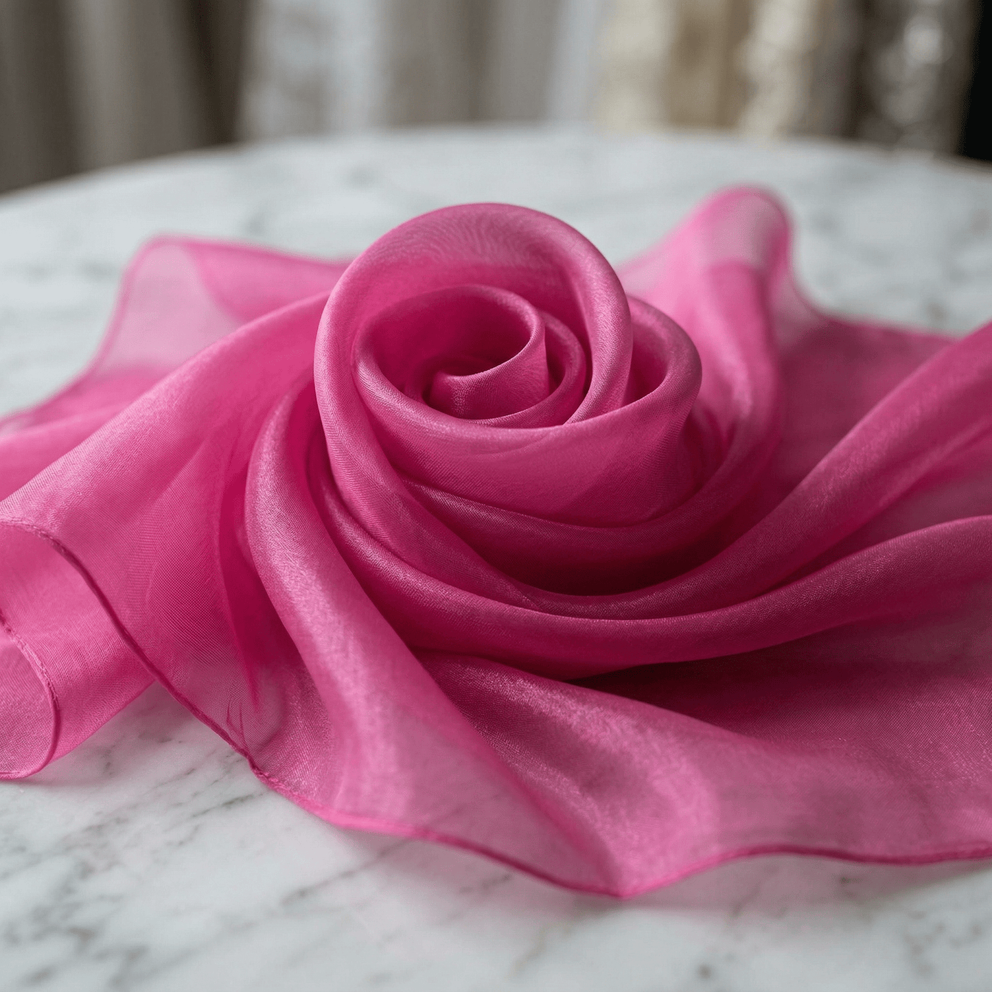 Crystal Organza Fabric by the Yard 60” Wide – Sheer Shiny Organza for Wedding Decor, Draping, Dresses, Curtains & Event Styling