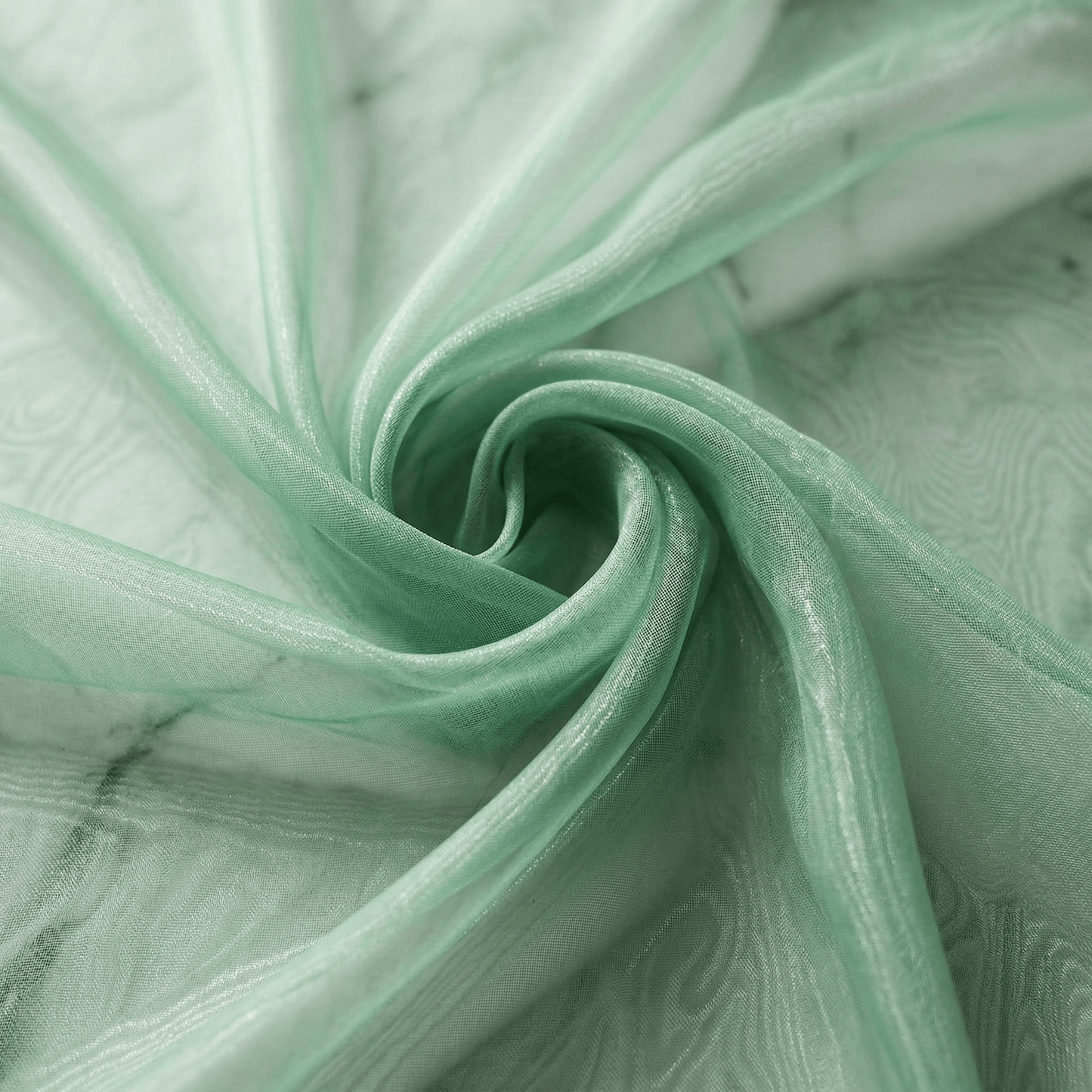Crystal Organza Fabric by the Yard 60” Wide – Sheer Shiny Organza for Wedding Decor, Draping, Dresses, Curtains & Event Styling