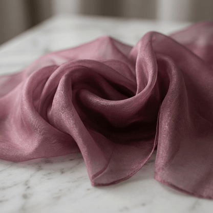 Crystal Organza Fabric by the Yard 60” Wide – Sheer Shiny Organza for Wedding Decor, Draping, Dresses, Curtains & Event Styling