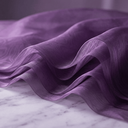 Crystal Organza Fabric by the Yard 60” Wide – Sheer Shiny Organza for Wedding Decor, Draping, Dresses, Curtains & Event Styling