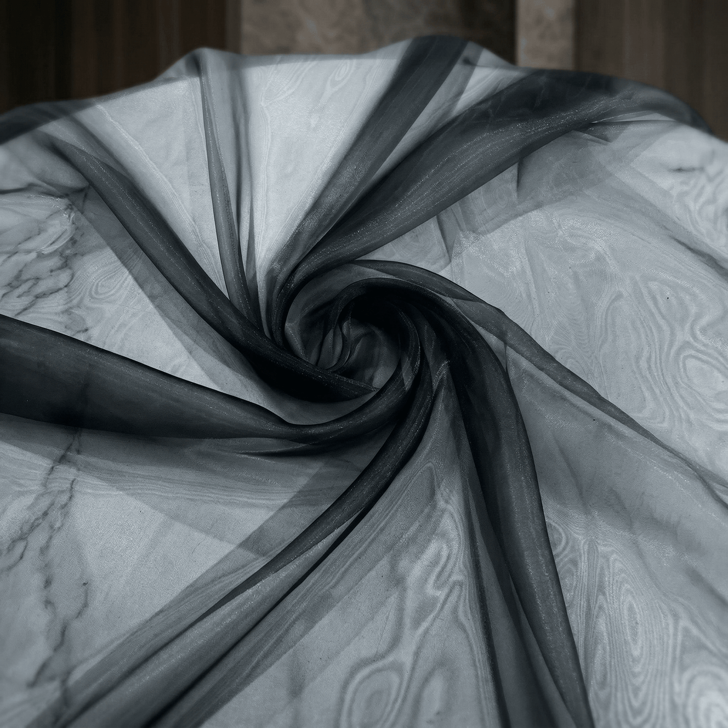 Crystal Organza Fabric by the Yard 60” Wide – Sheer Shiny Organza for Wedding Decor, Draping, Dresses, Curtains & Event Styling