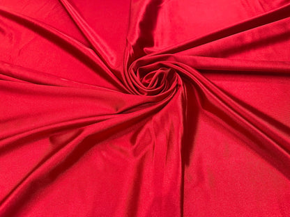 Deluxe heavy shiny polyester spandex 58" Wide| New Creations Fabric & Foam Inc.