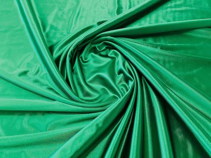 Deluxe heavy shiny polyester spandex 58" Wide| New Creations Fabric & Foam Inc.