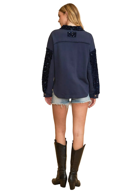 Umgee Open Front Cardigan with Front Pockets