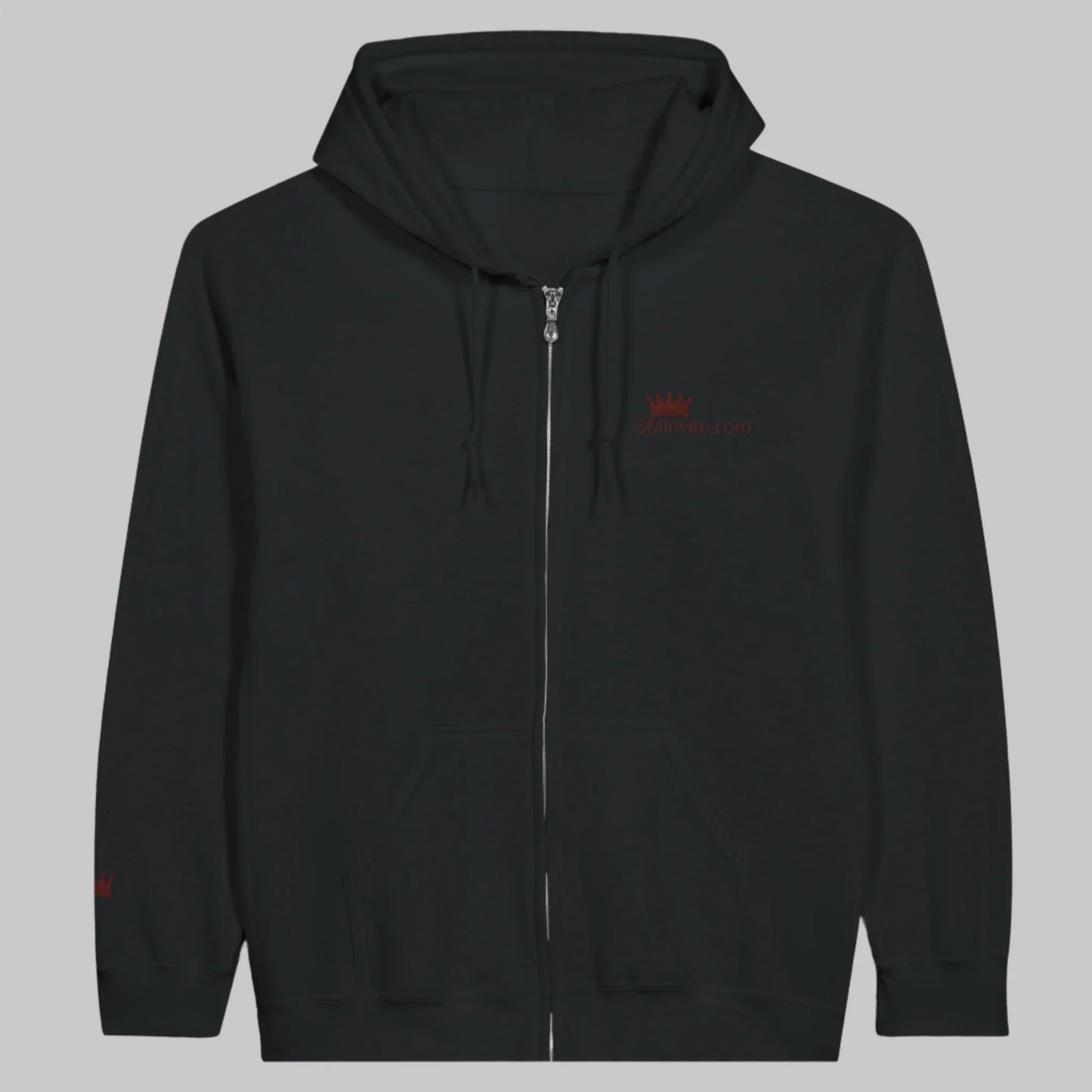 Eco-Friendly Zip Hoodie – Comfortable Organic Cotton & Recycled Polyester Blend