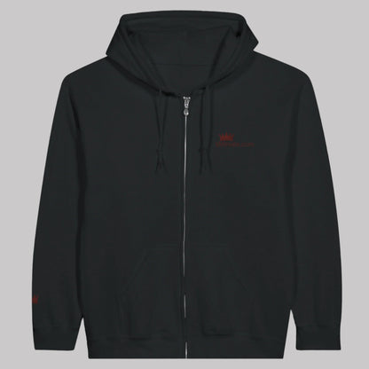 Eco-Friendly Zip Hoodie – Comfortable Organic Cotton & Recycled Polyester Blend