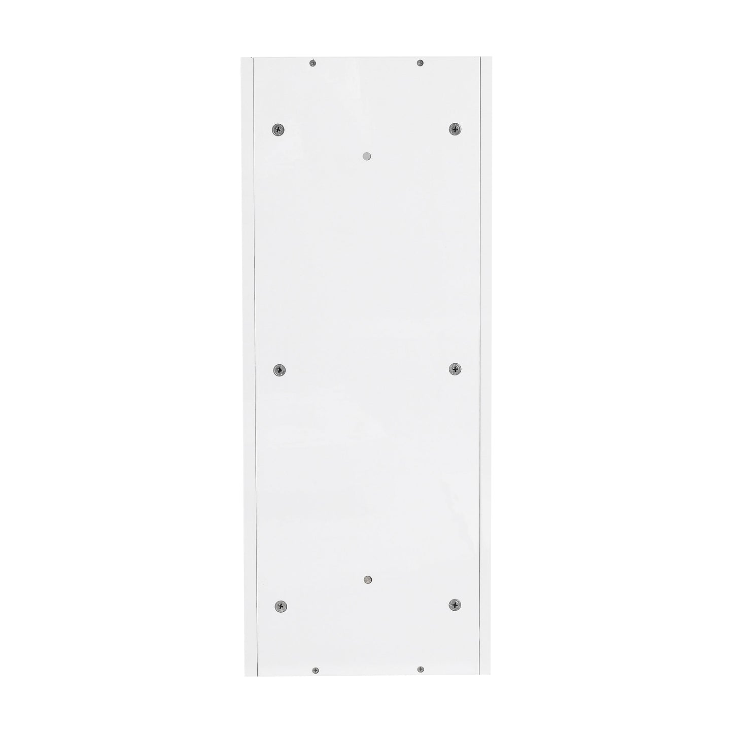 Glossy White 12' Bathroom Wall-Mounted Storage Rack with Float Mounting Design, Durable Plywood