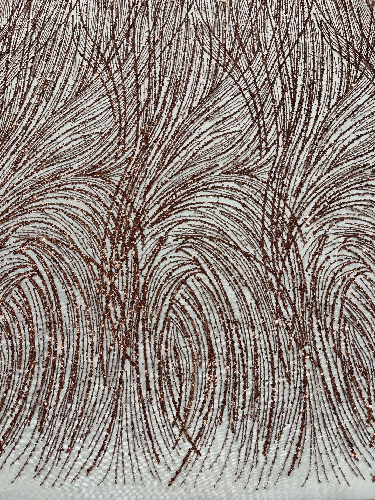 Fashion Glitter Design On A Mesh Lace 54” Wide| New Creations Fabric & Foam Inc.