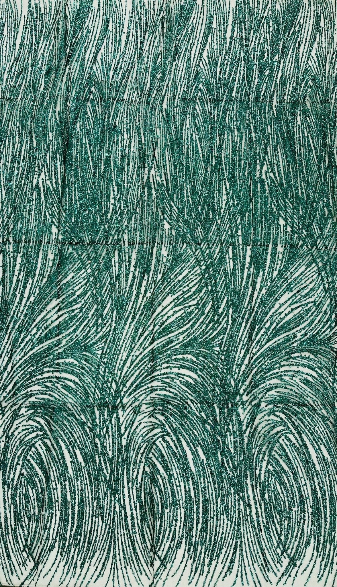 Fashion Glitter Design On A Mesh Lace 54” Wide| New Creations Fabric & Foam Inc.