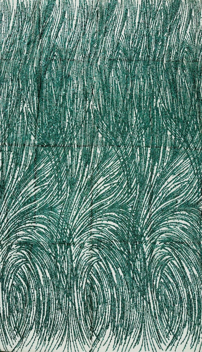 Fashion Glitter Design On A Mesh Lace 54” Wide| New Creations Fabric & Foam Inc.