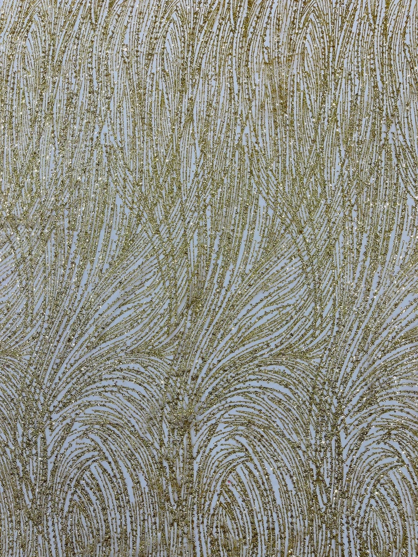 Fashion Glitter Design On A Mesh Lace 54” Wide| New Creations Fabric & Foam Inc.