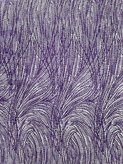 Fashion Glitter Design On A Mesh Lace 54” Wide| New Creations Fabric & Foam Inc.