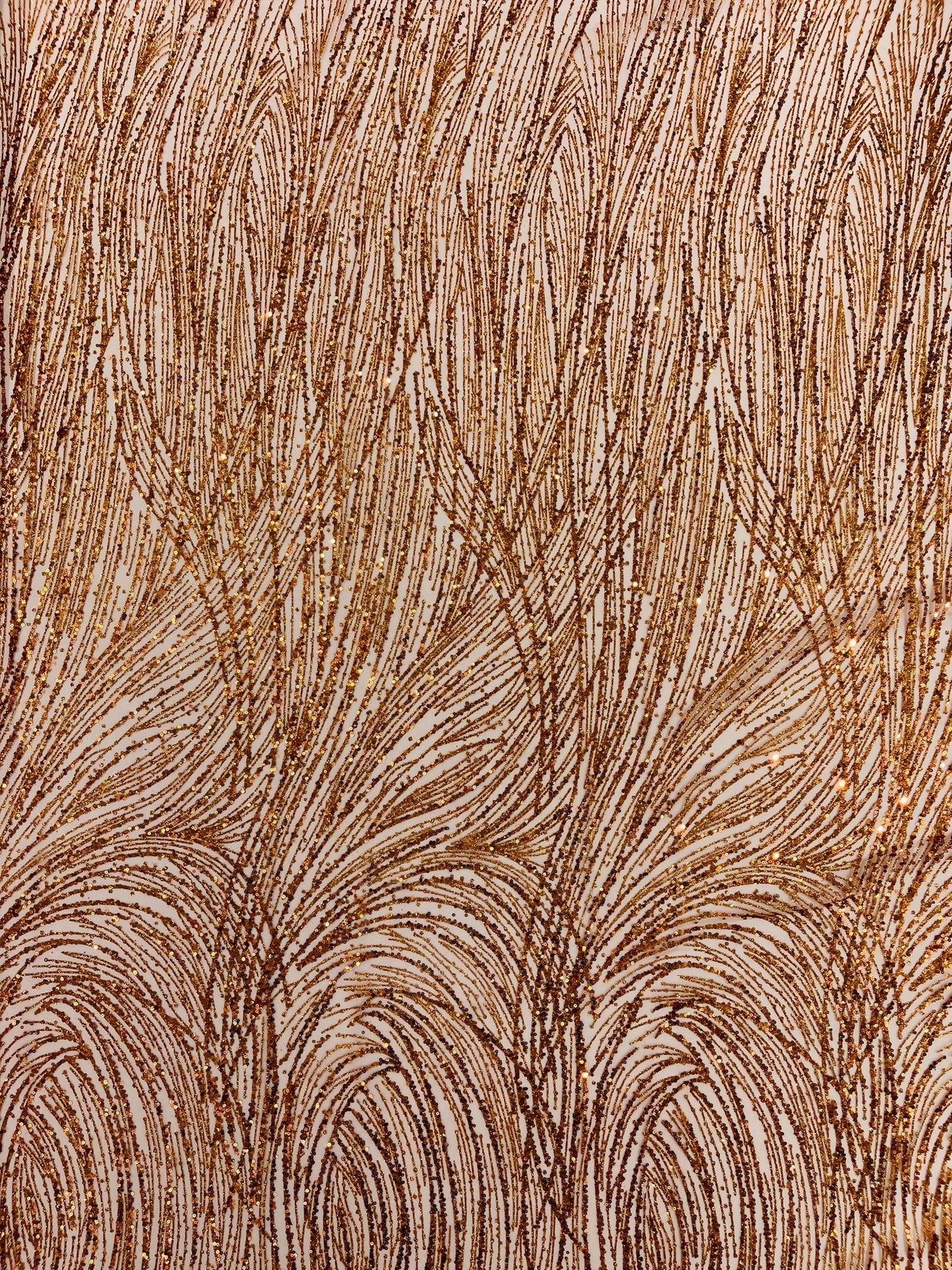 Fashion Glitter Design On A Mesh Lace 54” Wide| New Creations Fabric & Foam Inc.