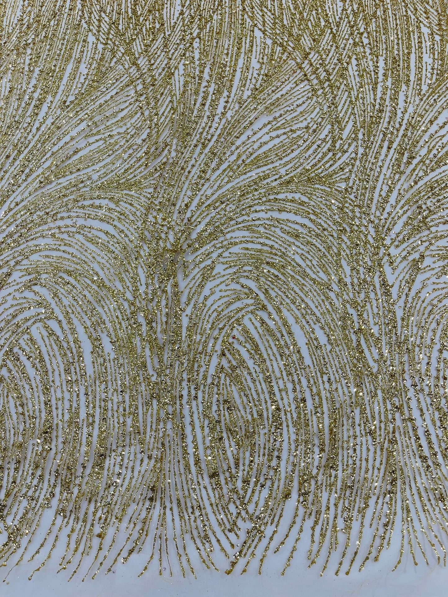 Fashion Glitter Design On A Mesh Lace 54” Wide| New Creations Fabric & Foam Inc.