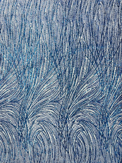 Fashion Glitter Design On A Mesh Lace 54” Wide| New Creations Fabric & Foam Inc.