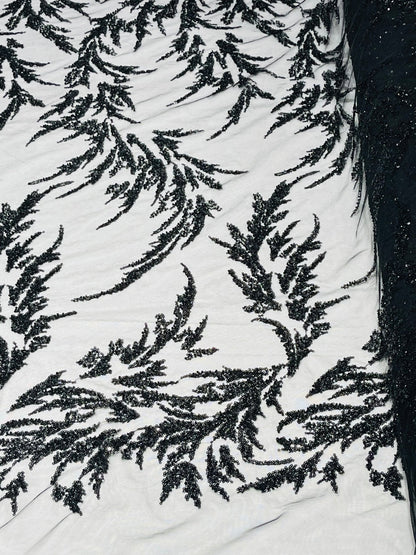 Fashion Beaded Vine Lace 54" Wide| New Creations Fabric & Foam Inc.