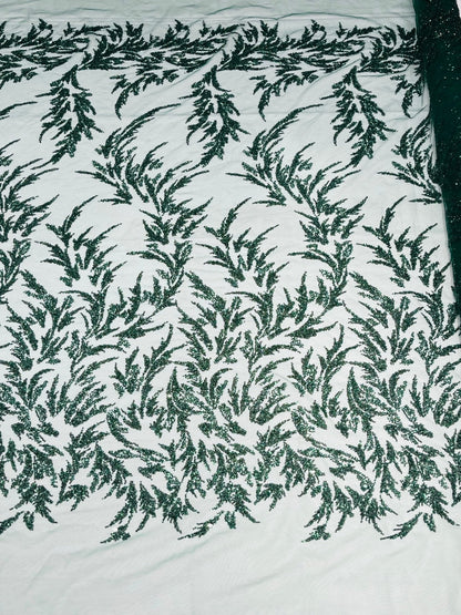 Fashion Beaded Vine Lace 54" Wide| New Creations Fabric & Foam Inc.