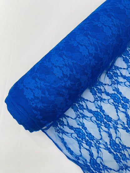 Floral Stretch Lace 58" Wide| New Creations Fabric & Foam Inc.