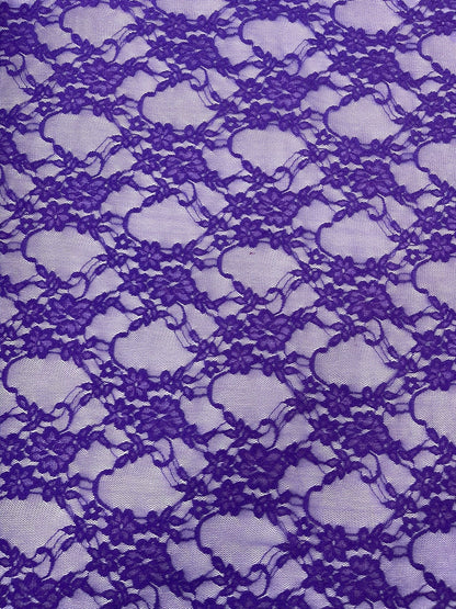 Floral Stretch Lace 58" Wide| New Creations Fabric & Foam Inc.