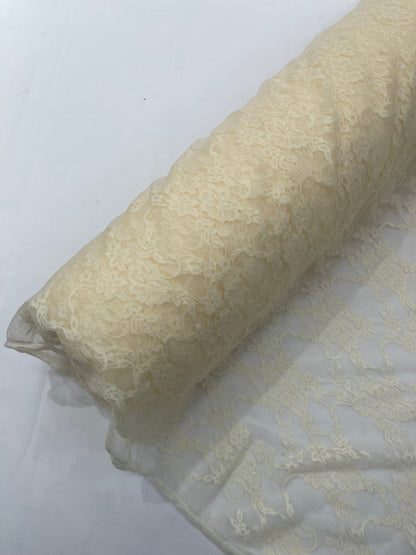 Floral Stretch Lace 58" Wide| New Creations Fabric & Foam Inc.