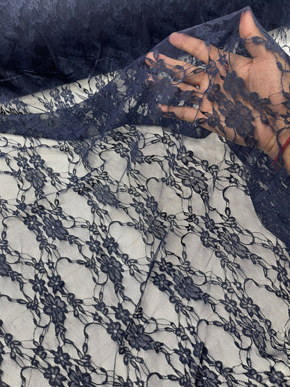 Floral Stretch Lace 58" Wide| New Creations Fabric & Foam Inc.