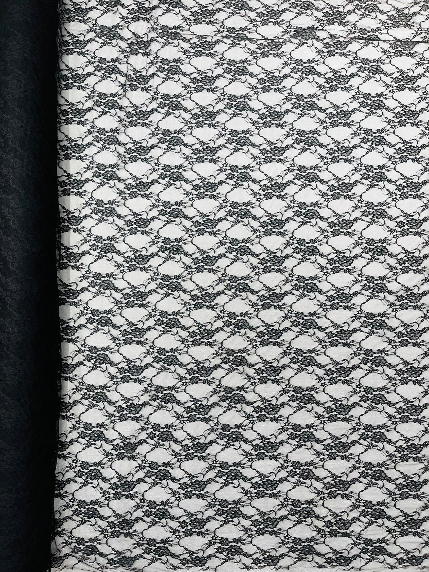 Floral Stretch Lace 58" Wide| New Creations Fabric & Foam Inc.