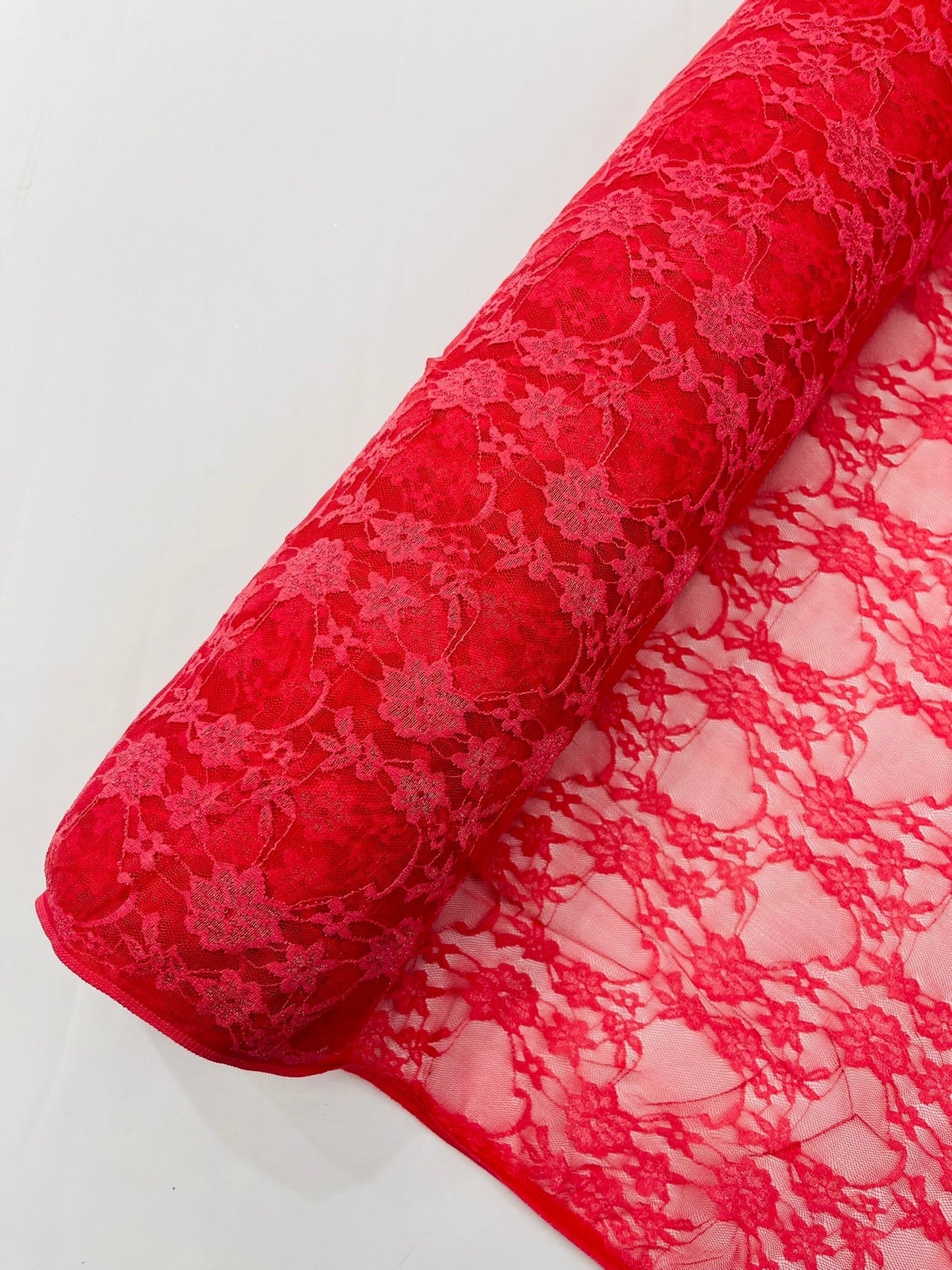 Floral Stretch Lace 58" Wide| New Creations Fabric & Foam Inc.