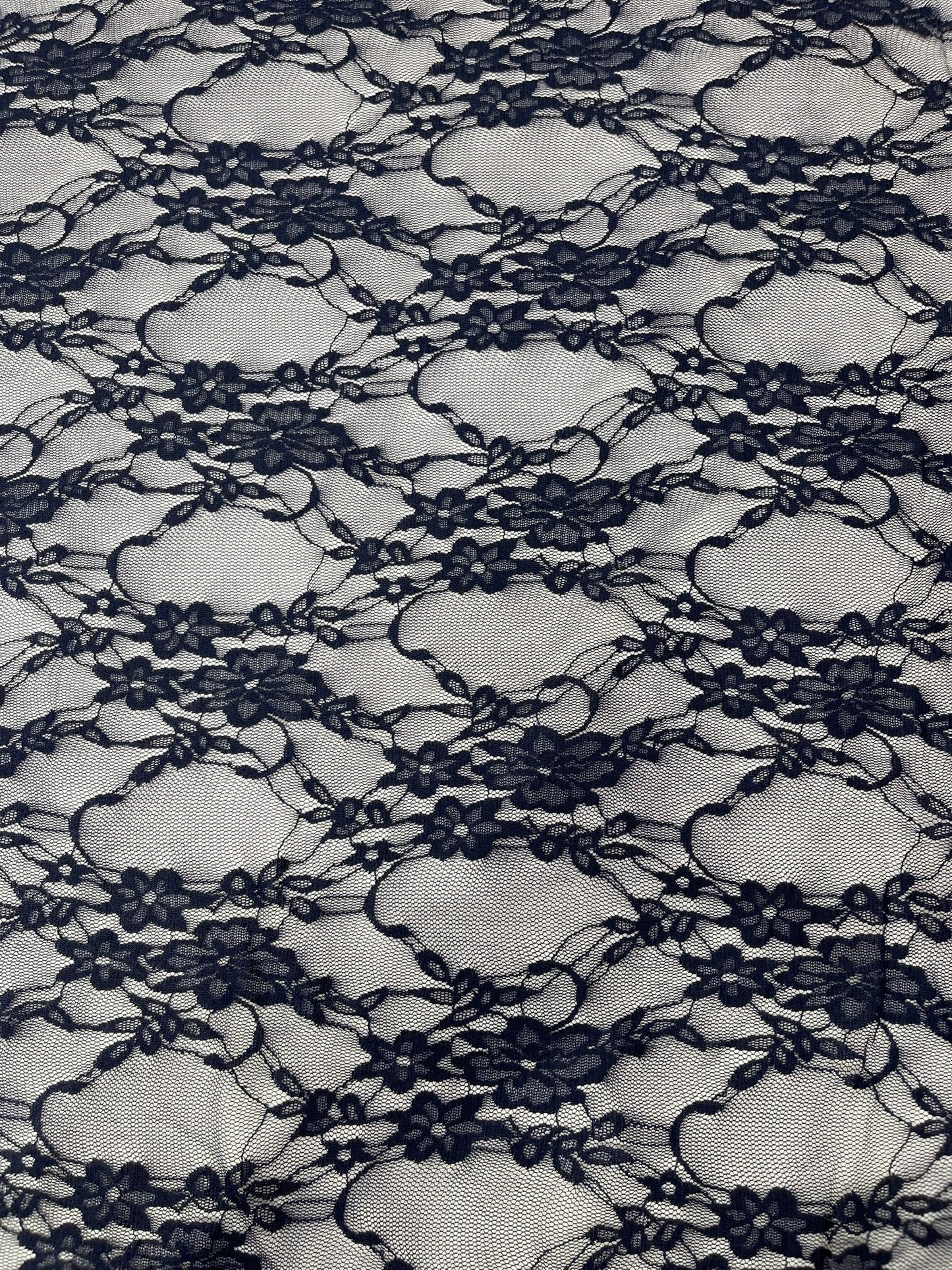 Floral Stretch Lace 58" Wide| New Creations Fabric & Foam Inc.