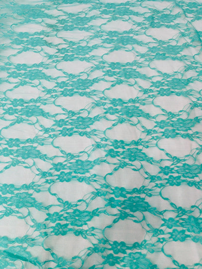 Floral Stretch Lace 58" Wide| New Creations Fabric & Foam Inc.