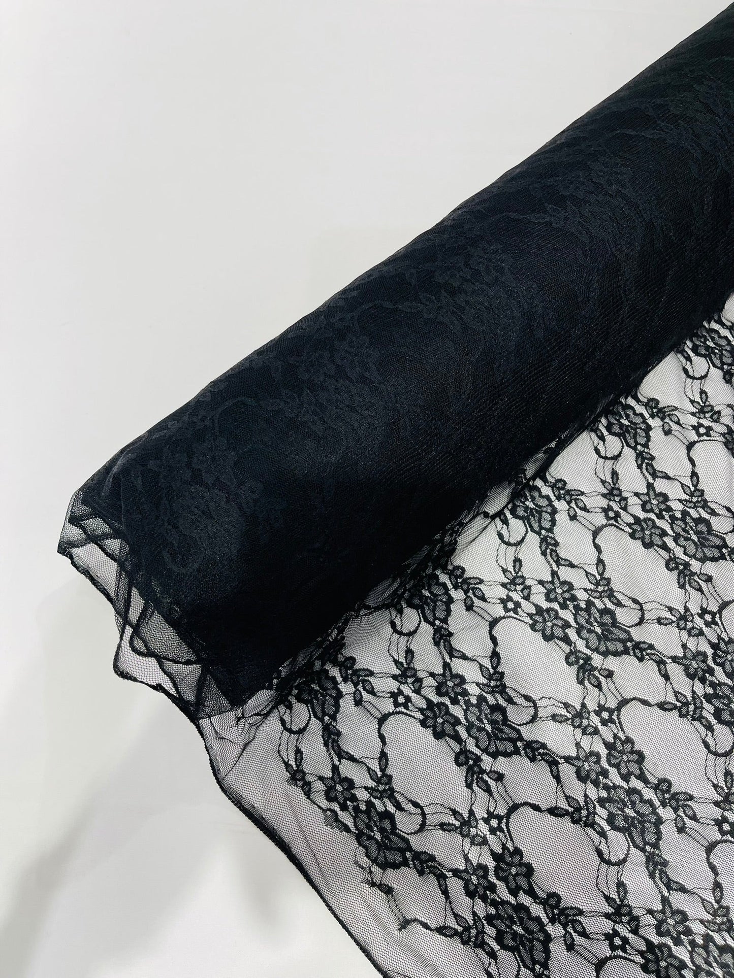 Floral Stretch Lace 58" Wide| New Creations Fabric & Foam Inc.