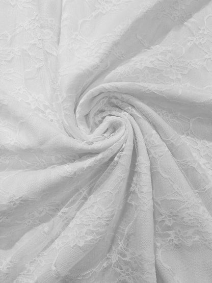 Floral Stretch Lace 58" Wide| New Creations Fabric & Foam Inc.