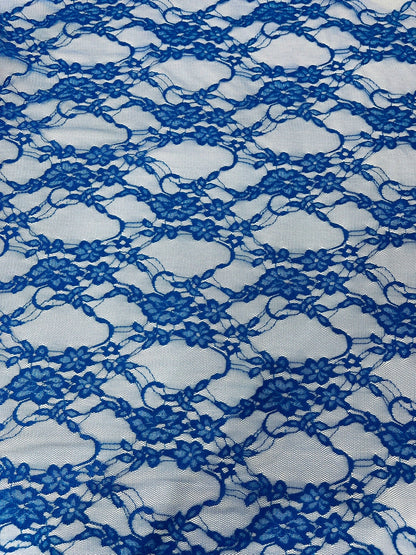 Floral Stretch Lace 58" Wide| New Creations Fabric & Foam Inc.