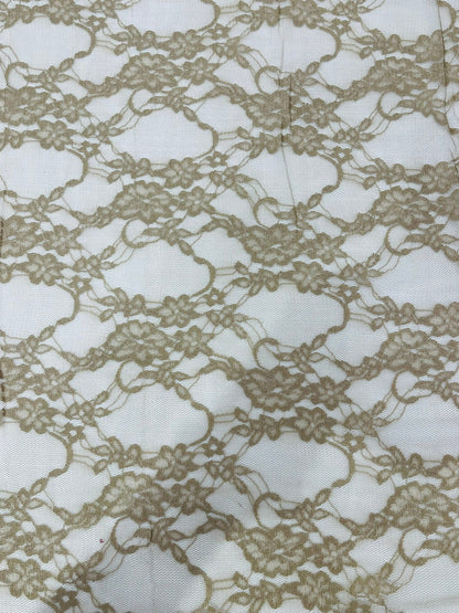 Floral Stretch Lace 58" Wide| New Creations Fabric & Foam Inc.