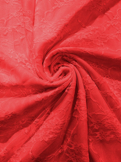 Floral Stretch Lace 58" Wide| New Creations Fabric & Foam Inc.