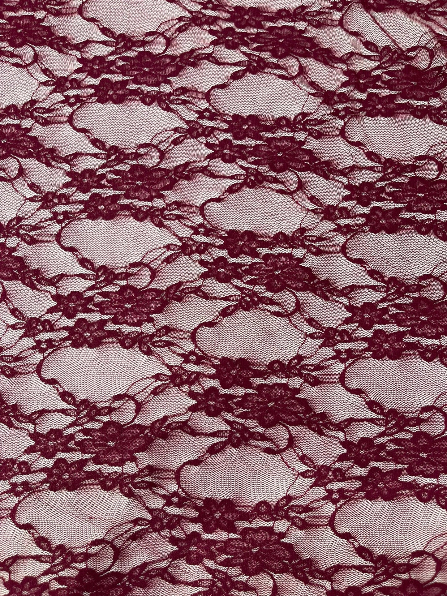 Floral Stretch Lace 58" Wide| New Creations Fabric & Foam Inc.