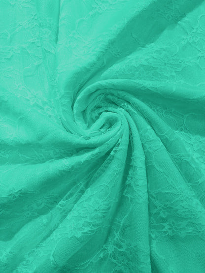 Floral Stretch Lace 58" Wide| New Creations Fabric & Foam Inc.