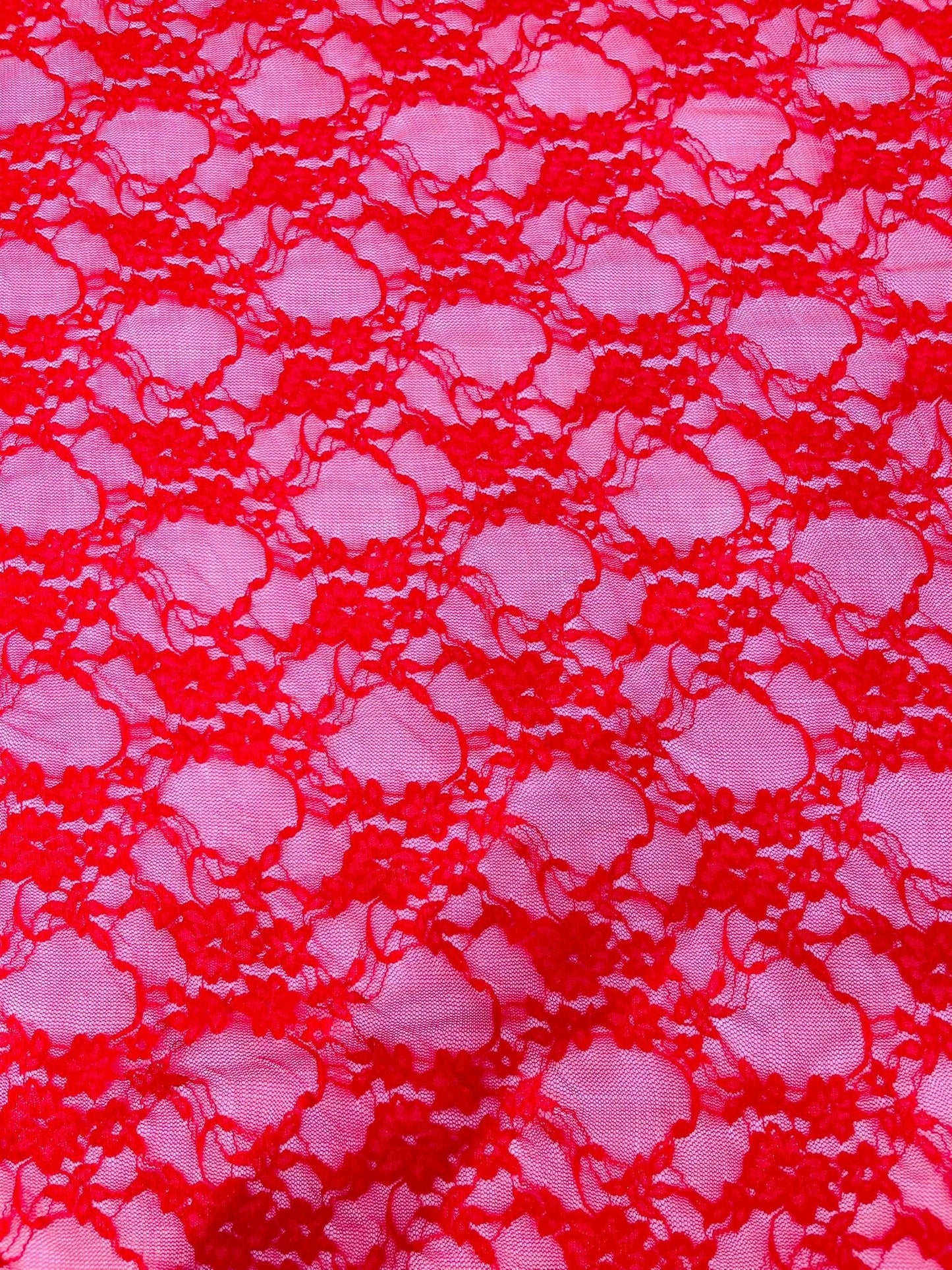 Floral Stretch Lace 58" Wide| New Creations Fabric & Foam Inc.